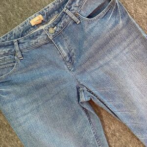 JJIll‎ Women's 2 Slim Leg Stretch light Wash Denim Jeans
